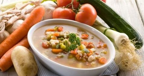 Gastrit için sebze püresi çorbası