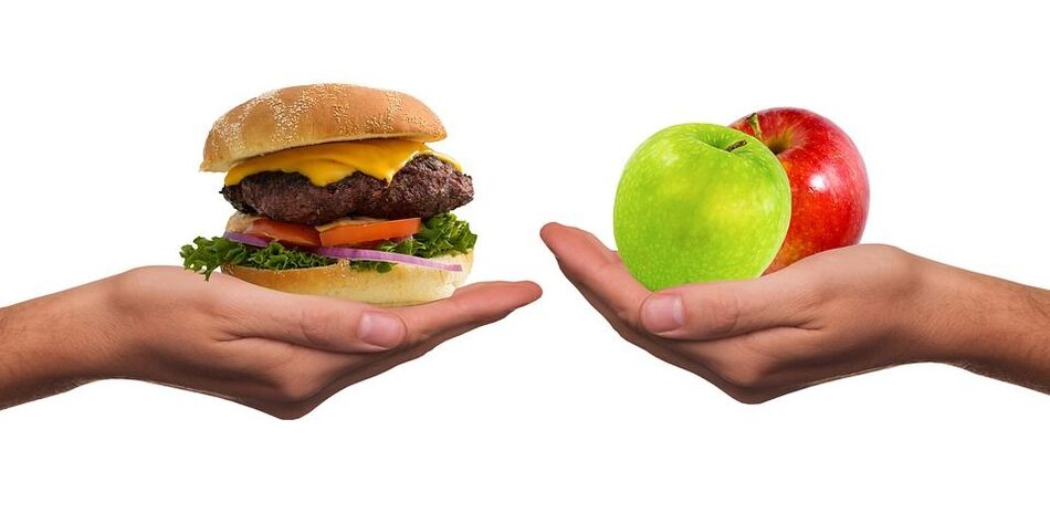 Sağlıklı ve sağlıksız yiyecekler arasında seçim yapmak