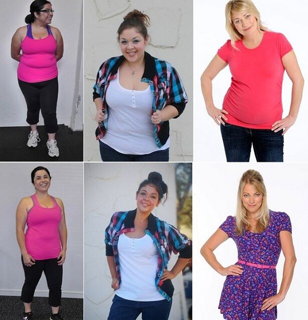 Maggi diyeti ile kilo vermeden önce ve sonra fotoğraflar