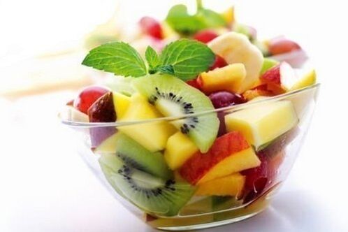 Maggi diyeti için meyve salatası